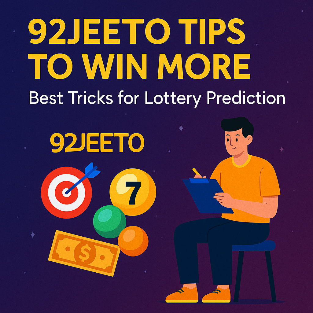 92Jeeto tips to win more banner with prediction and lottery strategy icons